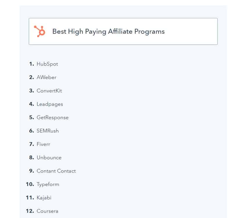 make money online affiliate programs
