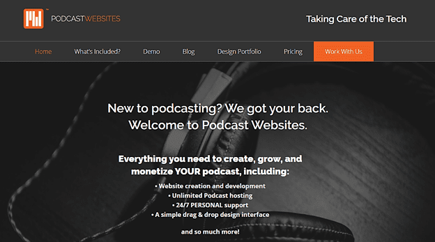 podcast hosting podcast websites