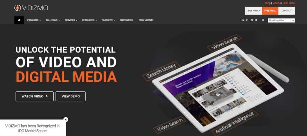 Vidizmo Digital Media platform