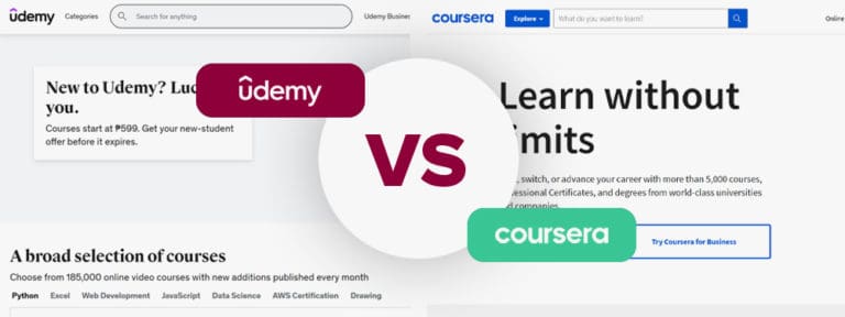 Udemy vs Coursera