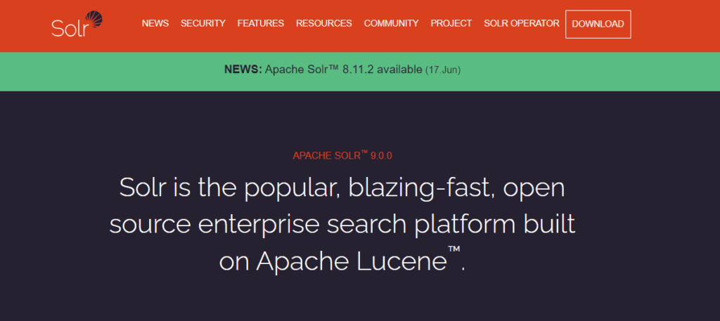 Apache Solr open-source software