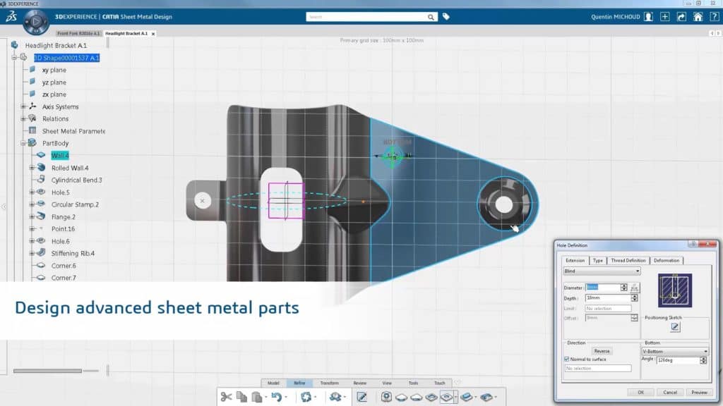 CAD Programs: CATIA Mechanical Designer