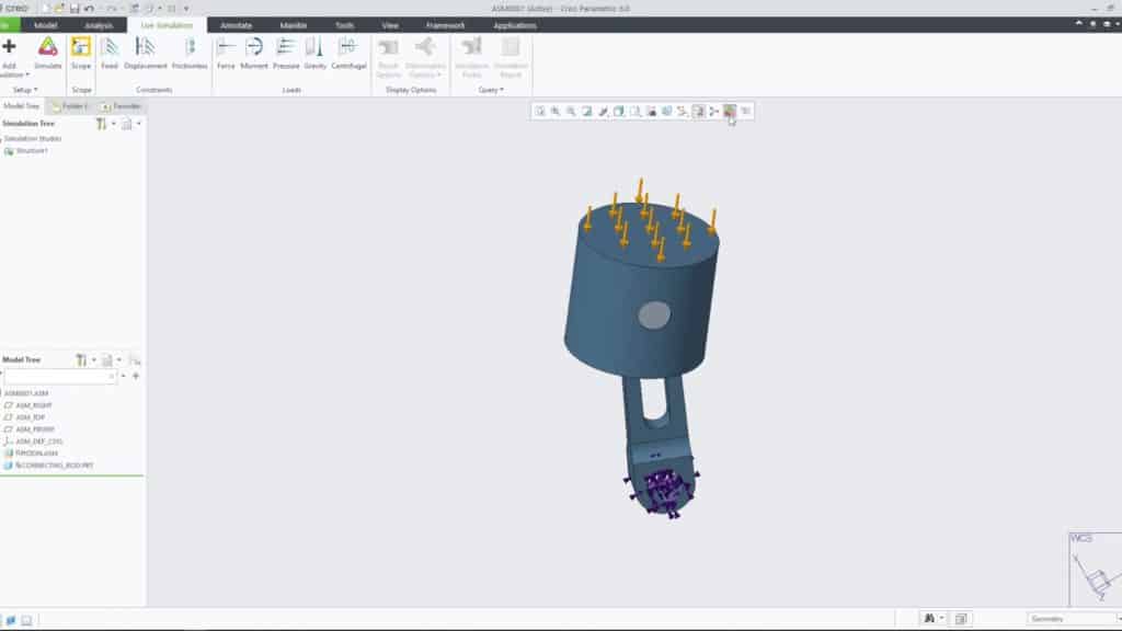 CAD Programs: Creo Creo Simulation Live
