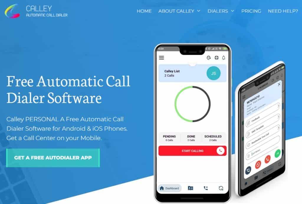 Calley: Advanced Free Auto Dialer Software