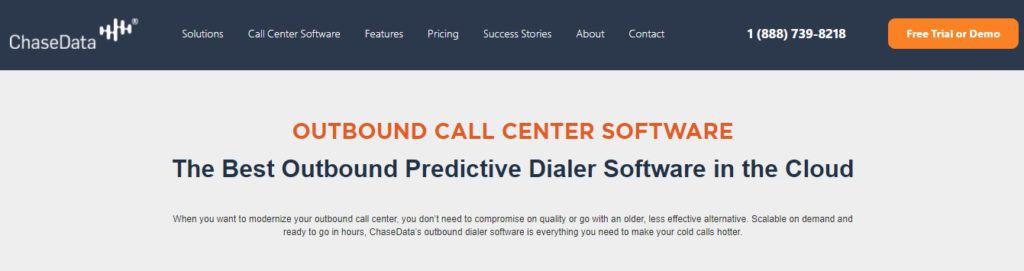 ChaseData CCaaS: Outbound Call Center Software With Five Automated Dialing Modes