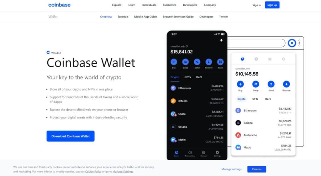 Coinbase NFT Wallet