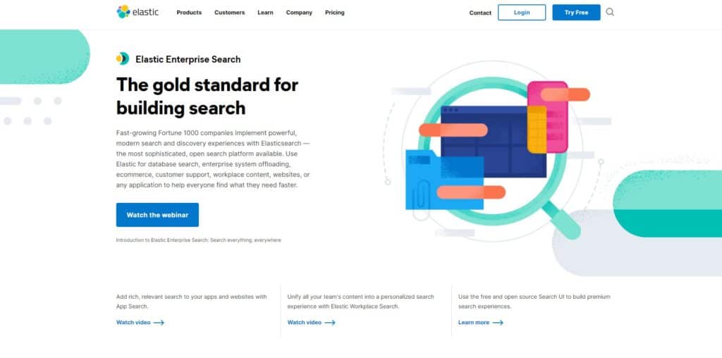 Elasticsearch enterprise search solution