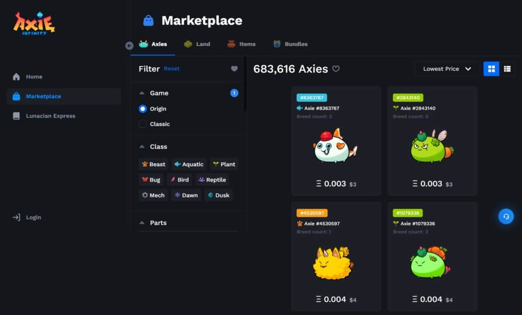 How To Buy NFT: Axie Affinity