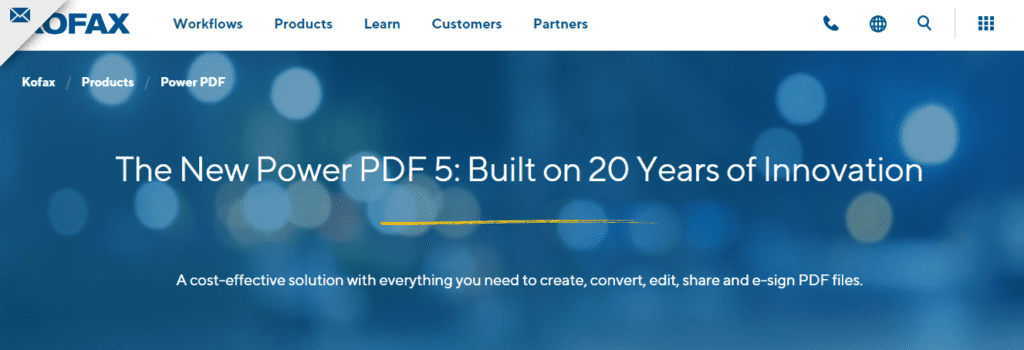 Power PDF homepage