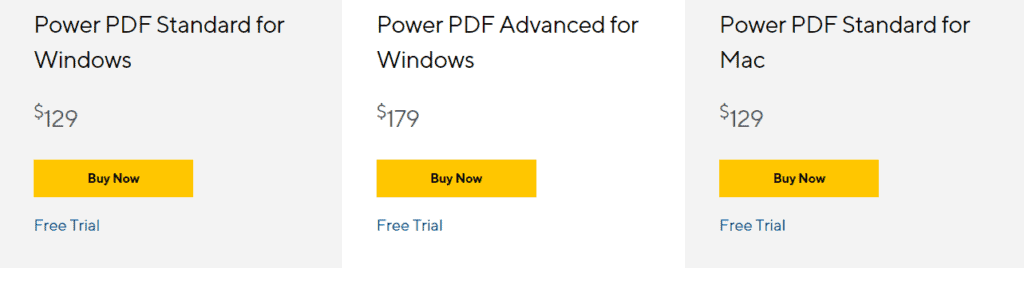 Power PDF pricing