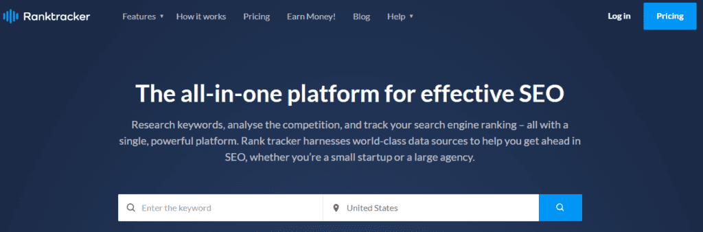seo software for small business - RankTracker