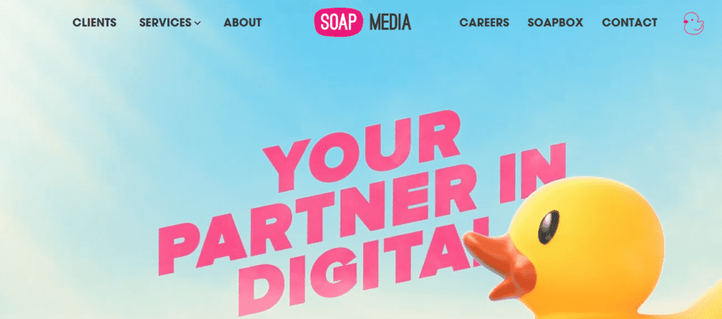 Soap Media Homepage