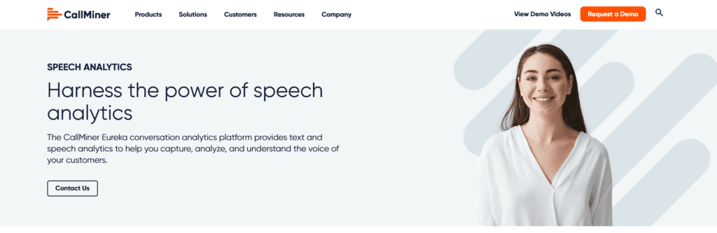 Speech analytics software – CallMiner