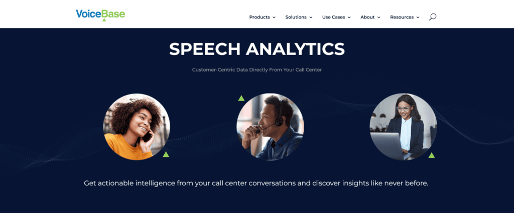 Speech analytics software – Voicebase