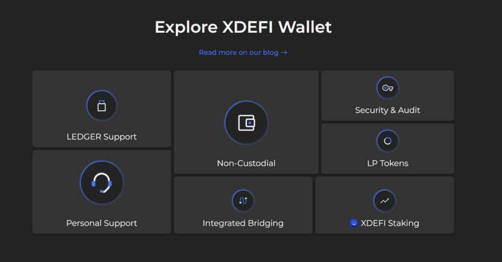 XDeFi features