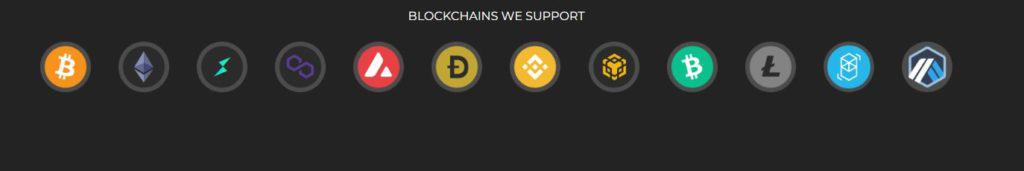 XDeFi supported blockchains