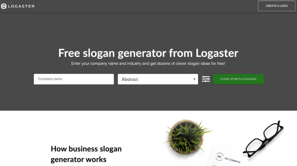 Logaster - Slogan Generator