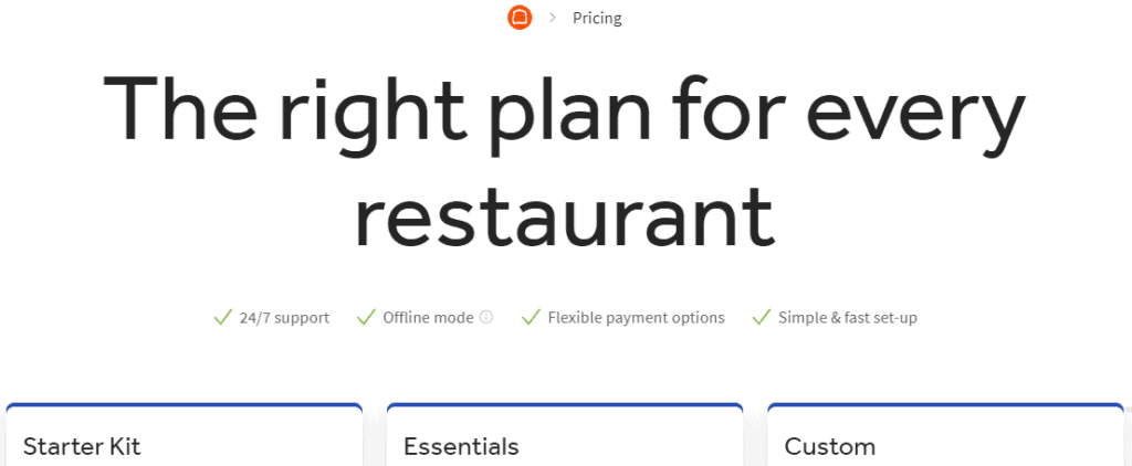 restaurant software - Toast POS pricing