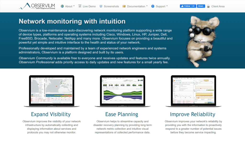 Server Monitoring Software - Observium