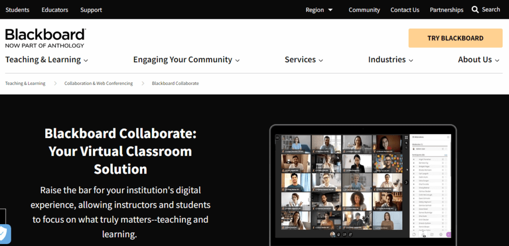 Virtual Classroom Software - Blackboard Collaborate